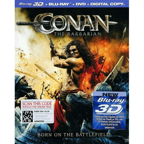 Conan the Barbarian (2011) (3D) (Blu-ray + DVD)