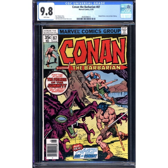 Conan the Barbarian #87 - CGC 9.8 Comic Book