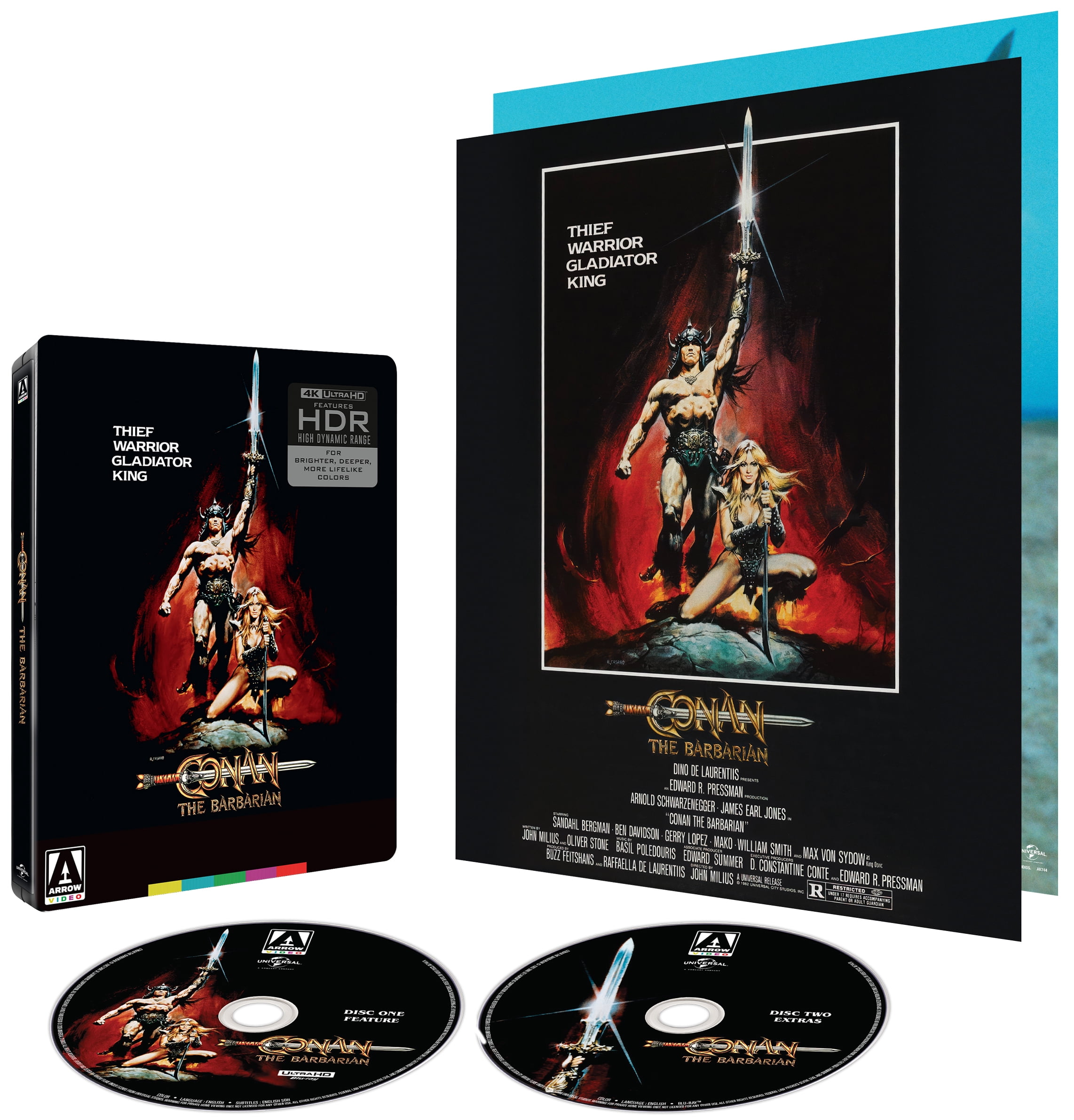 Conan the Barbarian (Limited Edition Steelbook) (4K Ultra HD