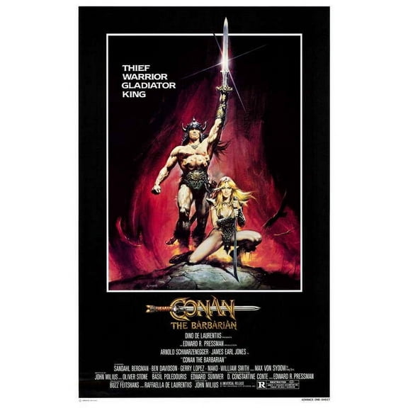 Conan the Barbarian Movie POSTER 27" x 40" Style A