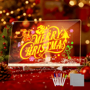 Conatu LED Drawing Board - Illuminated Dry Erase Board with Stand, Markers & Rags - Essential Study Tool