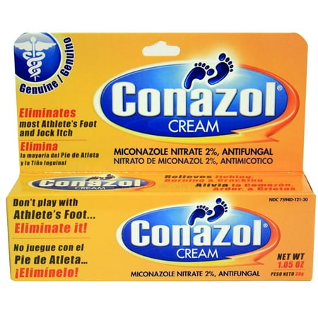Conazol Antifungal Cream. Foot and Skin Fungus Treatment. 1.05 oz / 30 G