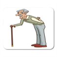 thumbnail image 1 of Conbicy Hunchback Old Man Rubber Cartoon Mouse Pad, Multi-Color, 1 of 3