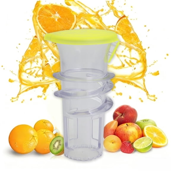 Conbo Manual Citrus Juicer, Compact Lemon Orange Hand Press Squeezer, Food‑Grade Plastic, Efficient Drip‑Free Pour Spout, Easy Clean, Small Space Kitchen Tool