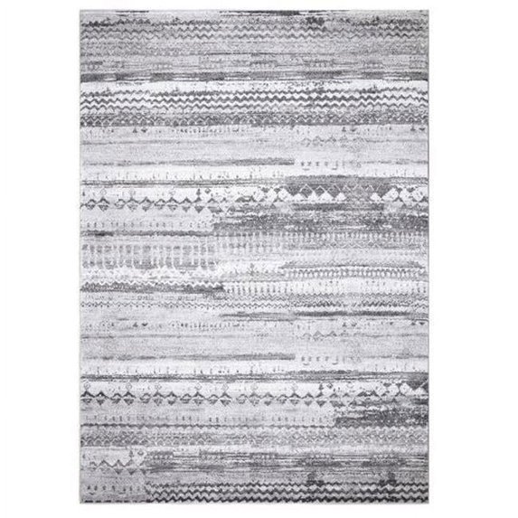 Concard Global Trading 32765 5 x 7 ft. Pienza Distressed Area Rug, Gray