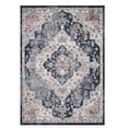 thumbnail image 1 of Concard Global Trading 72546 7 x 9 ft. Montreal Medallion Area Rug, Navy, 1 of 4
