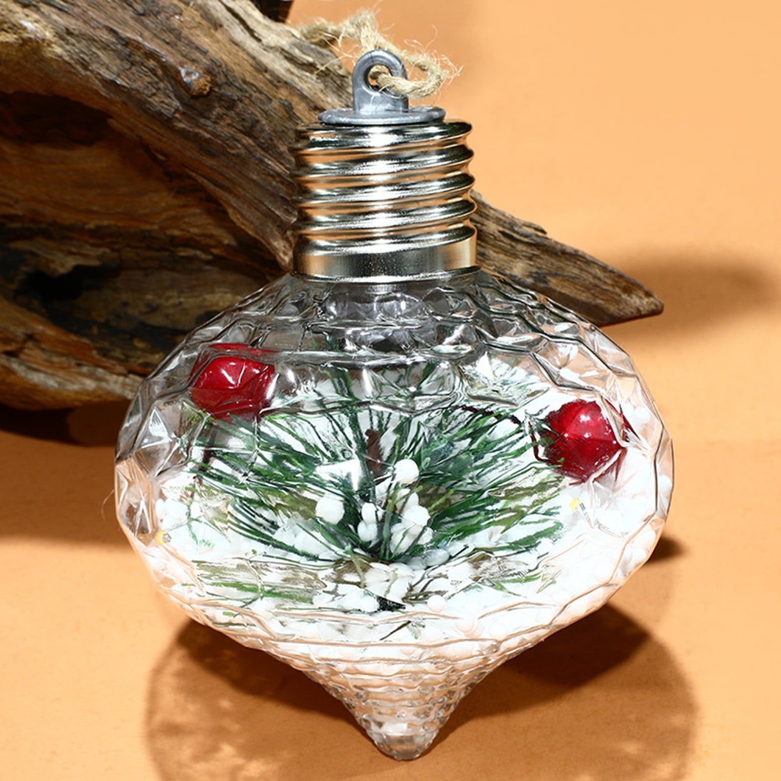 Concave With Lights Transparent Christmas Christmas Tree Hanging