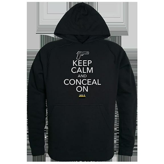 Conceal on Graphic Pullover Hoodie, Black - Large