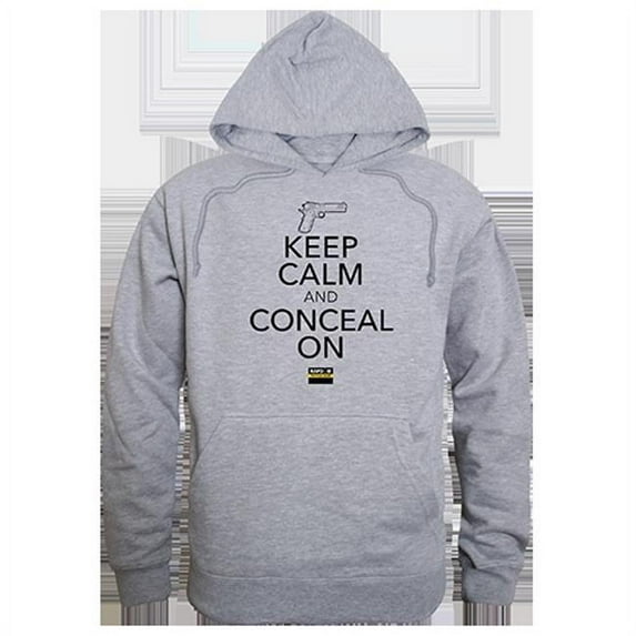 Conceal on Graphic Pullover Hoodie, Heather Grey - Large