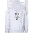 thumbnail image 1 of Conceal on Graphic Pullover Sweatshirt, White - Large, 1 of 1