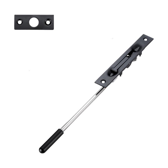 Concealed Door Bolt Steel Extended Shaft Low Profile Design Simple DIY Installation Suitable for Residential Commercial Use