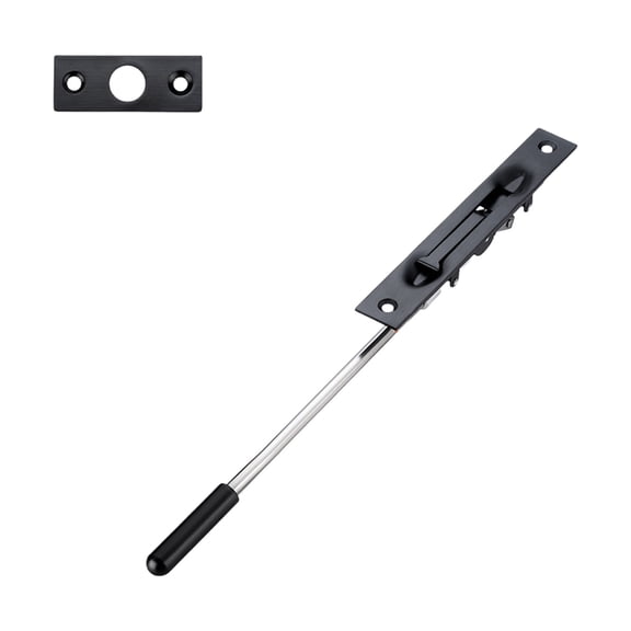 Concealed Door Bolt Steel Extended Shaft Modest Design Simple Installation Suitable for Residential Commercial Use