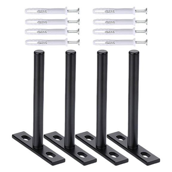Concealed Floating Shelf Brackets 4/6/8pcs for Space Saving Wall Mounted Shelves