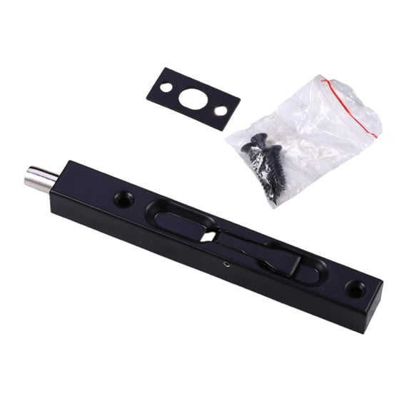 Concealed Flush Latches Lock with Not Pry Reversible Turnpiece Flush Bolt Locking Device for Sliding French Storms Door