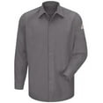 thumbnail image 1 of Concealed-Gripper Pocketless Long Sleeve Shirt - CoolTouch 2, Navy - Extra Large, 1 of 1