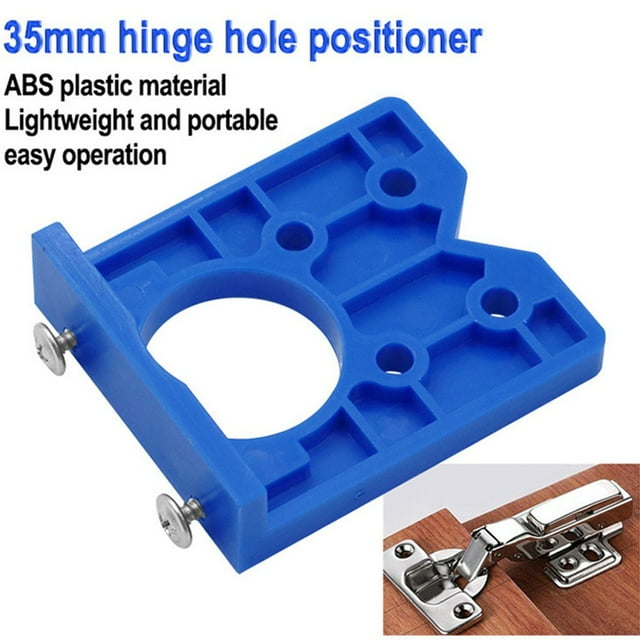 Concealed Hinge Hole Template Drill Guide Locator Perfect for Furniture