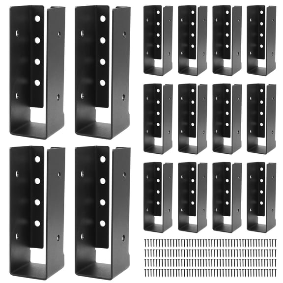 Concealed Joist Hanger 16pcs 2''x6'' Q235B Steel Framing Brackets