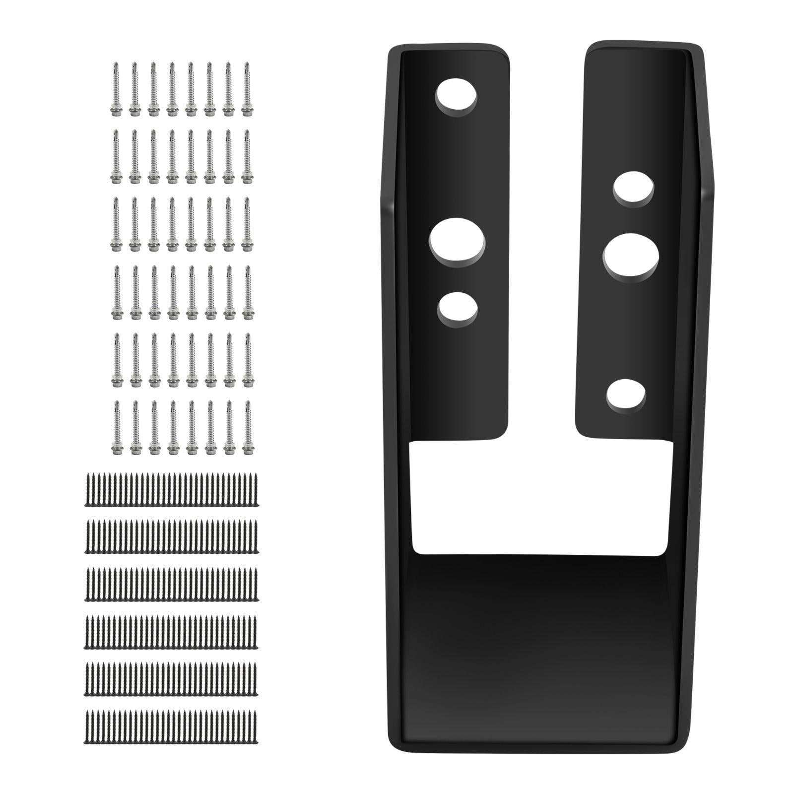 Concealed Joist Hanger 2x4 Outdoor Accent Flange 24 Pack Q235 Steel Powder Coated Face Mount Joist Bracket Inner 40x91 mm for Beam Swing