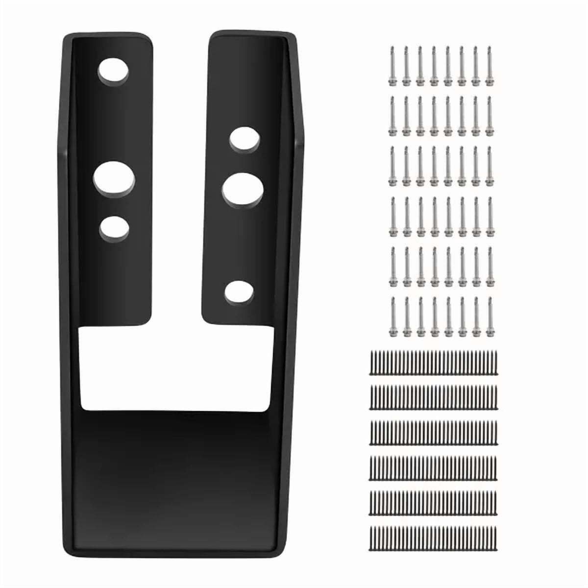 Concealed Joist Hanger for 2x4 Beam 24 Pack Q235 Steel Powder Coated 3.7 Inch