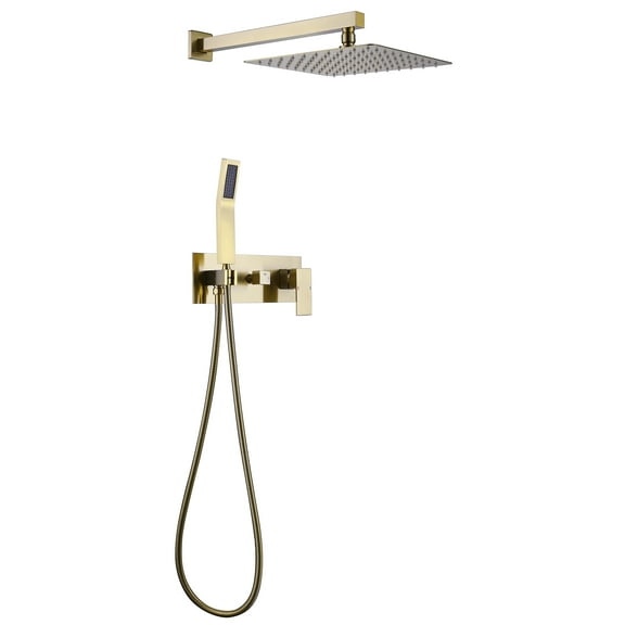 Concealed Pressured-Balanced Complete Shower System with Rough-In Valve