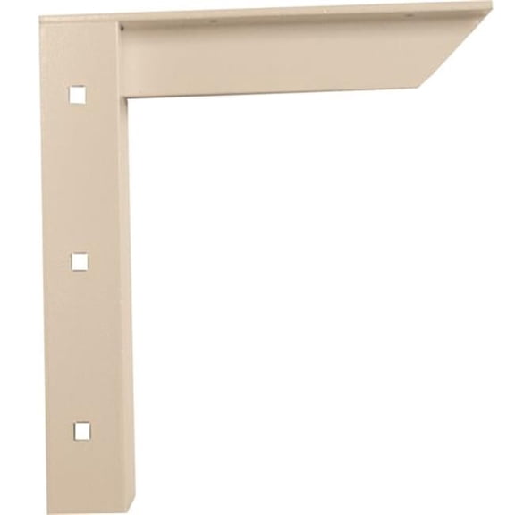 AMC24 W Concealed Shelf Sprt Bracket 24 in. - White