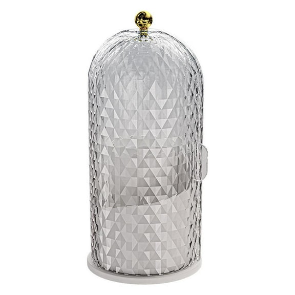 Concealed Toothbrush Holder, Storage Box with Lid, Counter Bathroom Box UKS