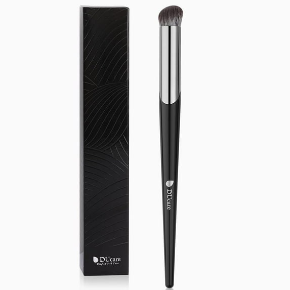Concealer Brush Under Eye DUcare Angled Small Nose Contour Brush, Slanted Foundation Dark Circles Puffiness, Puffy Face Eyebrow Eyes