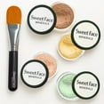 thumbnail image 1 of Concealer & Corrector KIT with Brush Mineral Makeup Set Bare Skin Matte Powder (5 gram Sifter Jars, Dark Concealer), 1 of 28