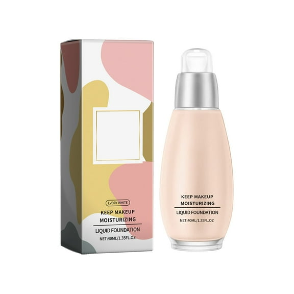 Concealer Foundation, Full Coverage Foundation Flawless Concealer, Perfect Skin Foundation - Soft Texture Ensures Excellent Coverage - Visibly Reduces Signs of Aging - Smooth and Moisturizes