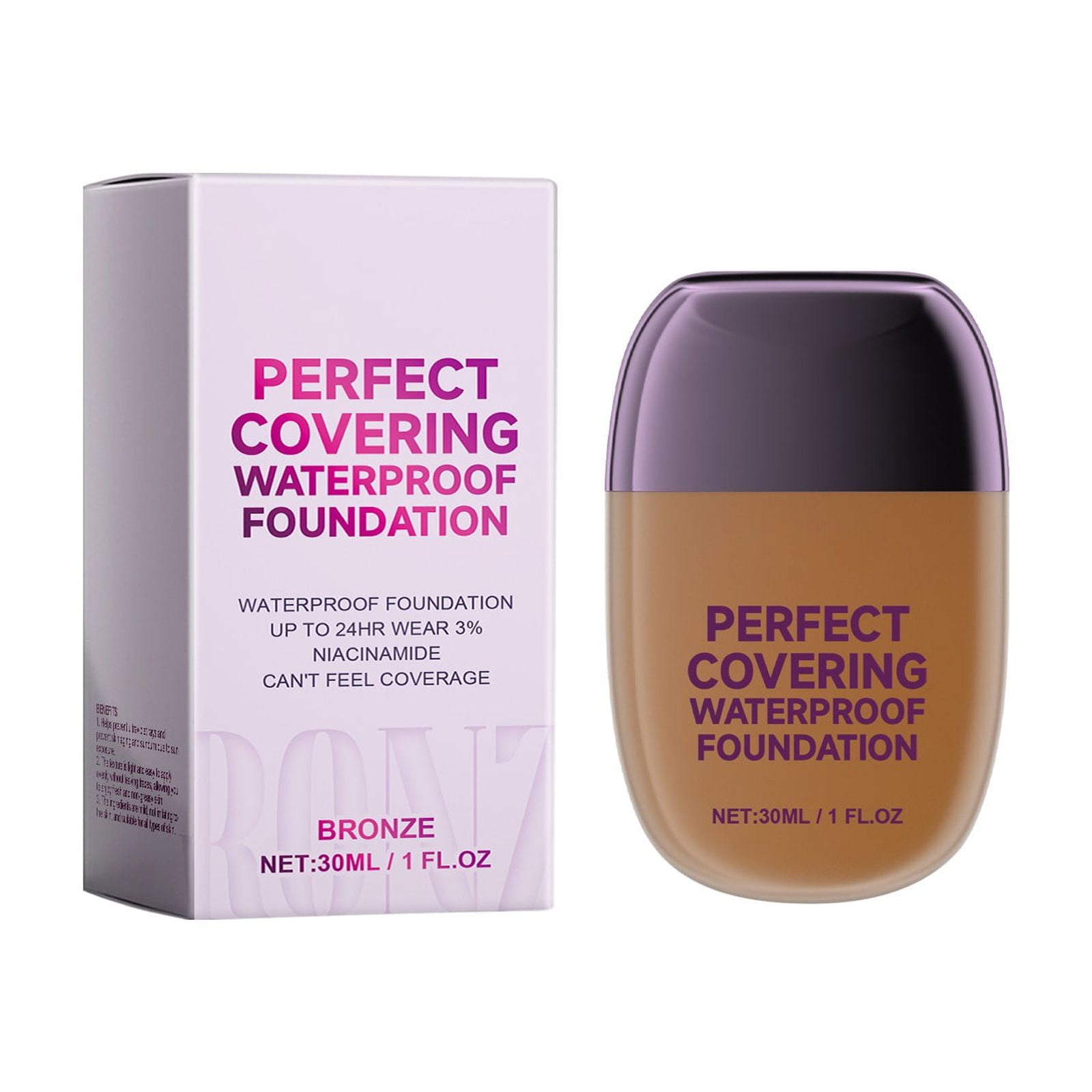 Concealer Liquid Foundation Holding Makeup Non Card Powder Refreshing Moisturizing Light 30ml