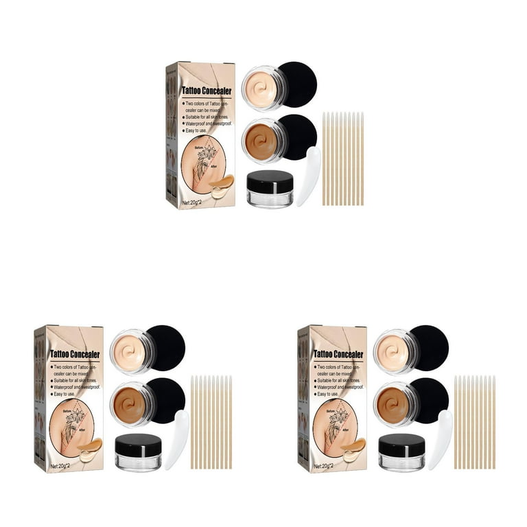 Concealer Makeup Body Birthmark Scar Concealer Two Color Concealer 