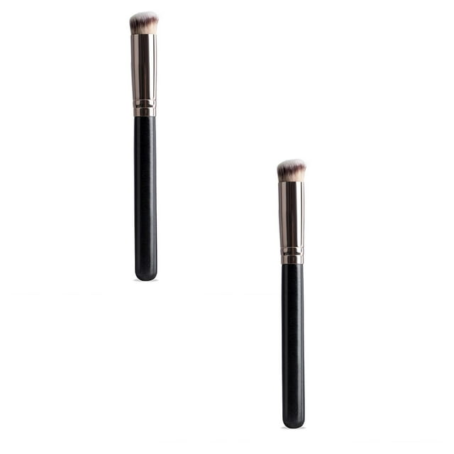 Concealer Under Eye Mini Angled Flat Top Nose Brush For Concealing