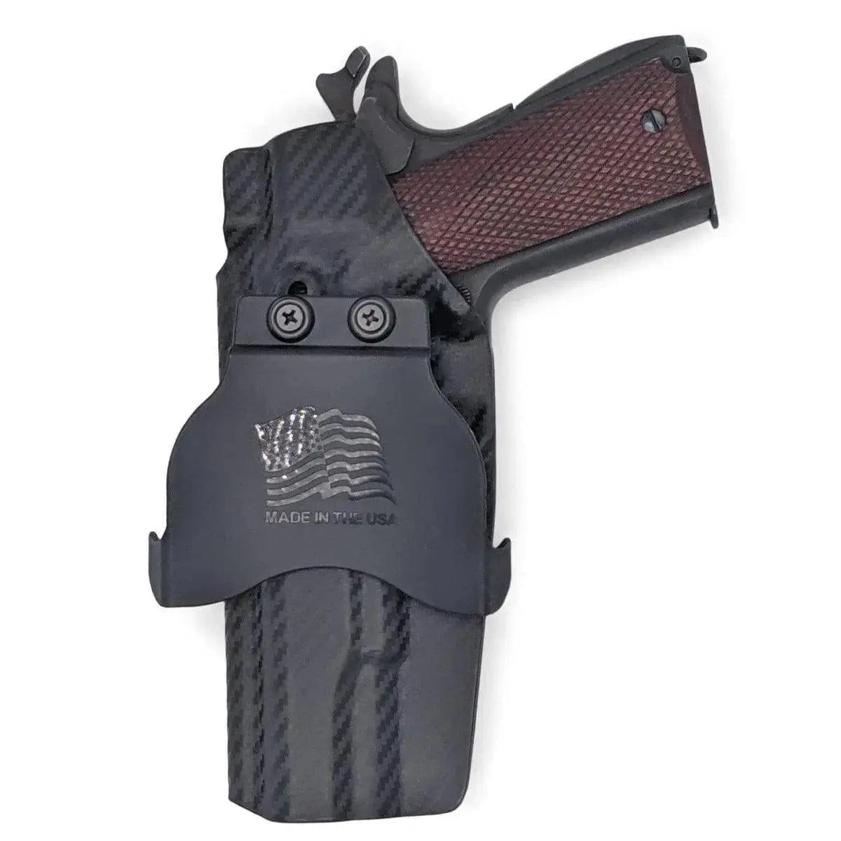 1911 5in Paddle Holster Carbon Fiber Black / Right Hand by Rounded Gear