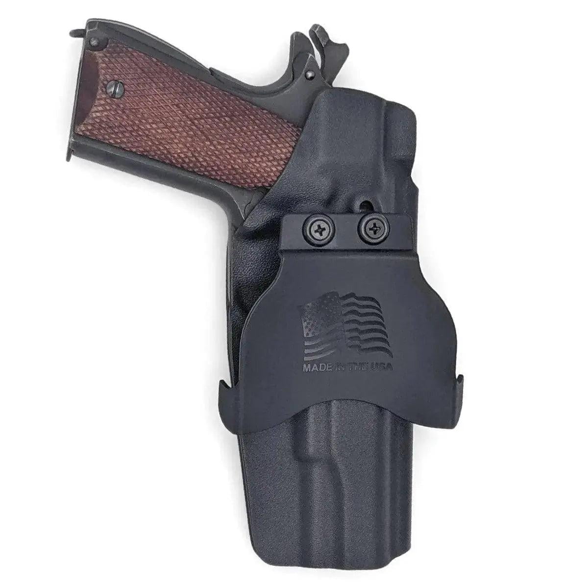 1911 5in Paddle Holster Carbon Fiber Black / Left Hand by Rounded Gear