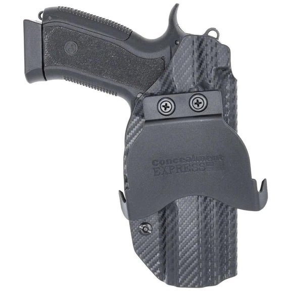 CZ 75 SP01 Phantom Paddle Holster Carbon Fiber Black / Left Hand by Rounded Gear