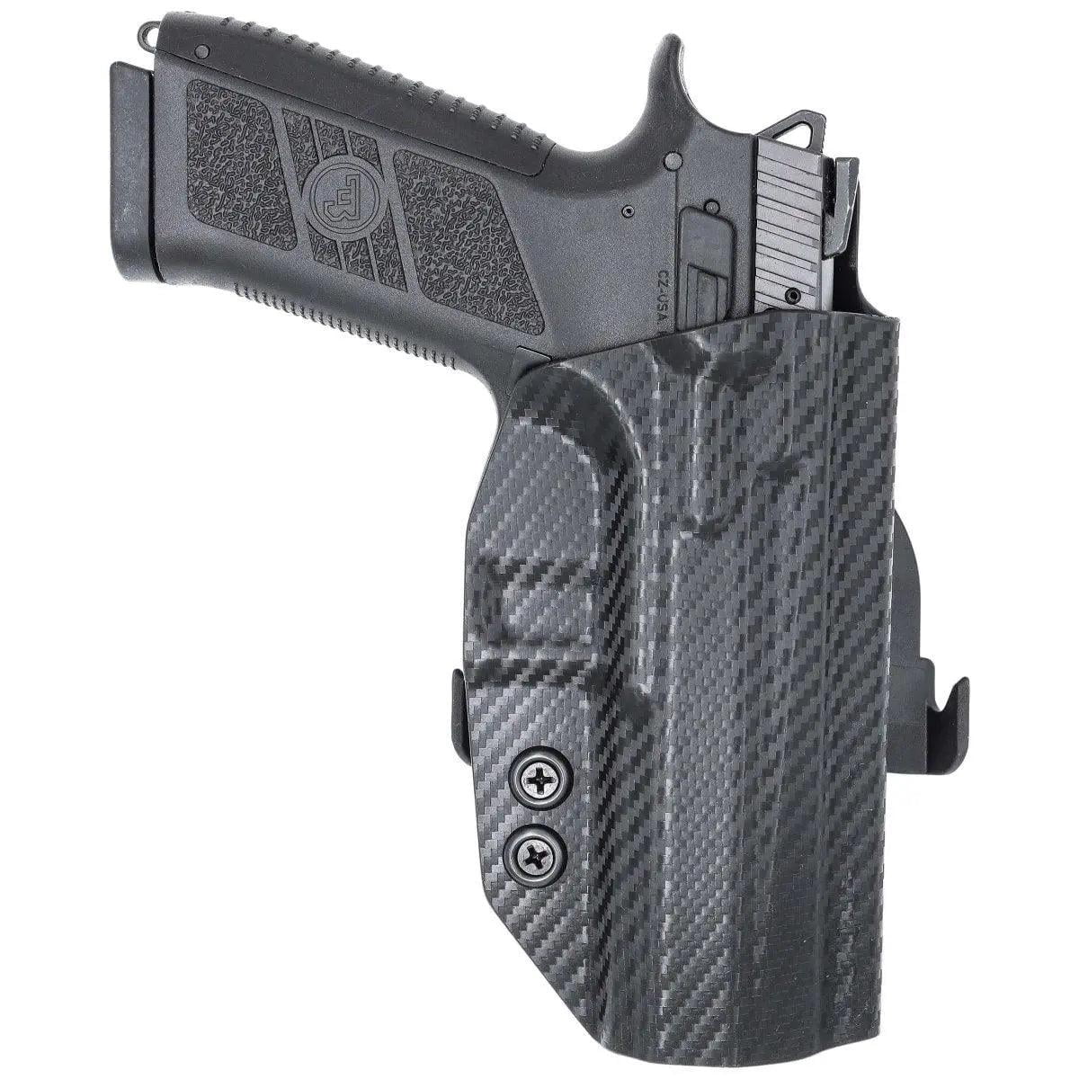 CZ P09 Paddle Holster Carbon Fiber Black / Left Hand by Rounded Gear