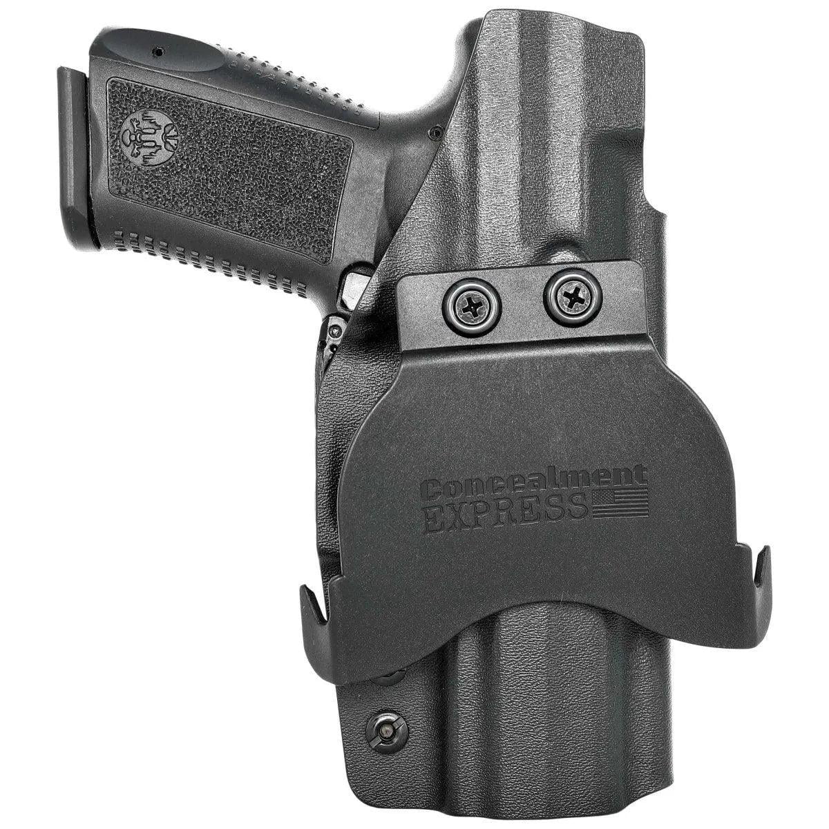 Canik TP9SF Paddle Holster Black / Left Hand by Rounded Gear