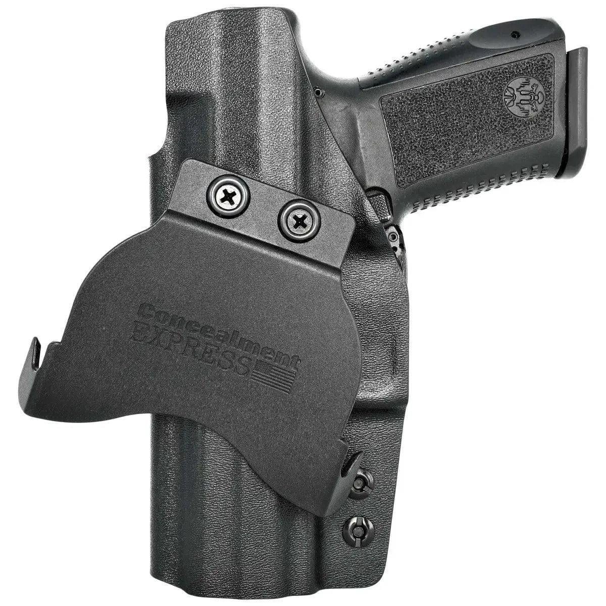 Canik TP9SF Paddle Holster Black / Right Hand by Rounded Gear