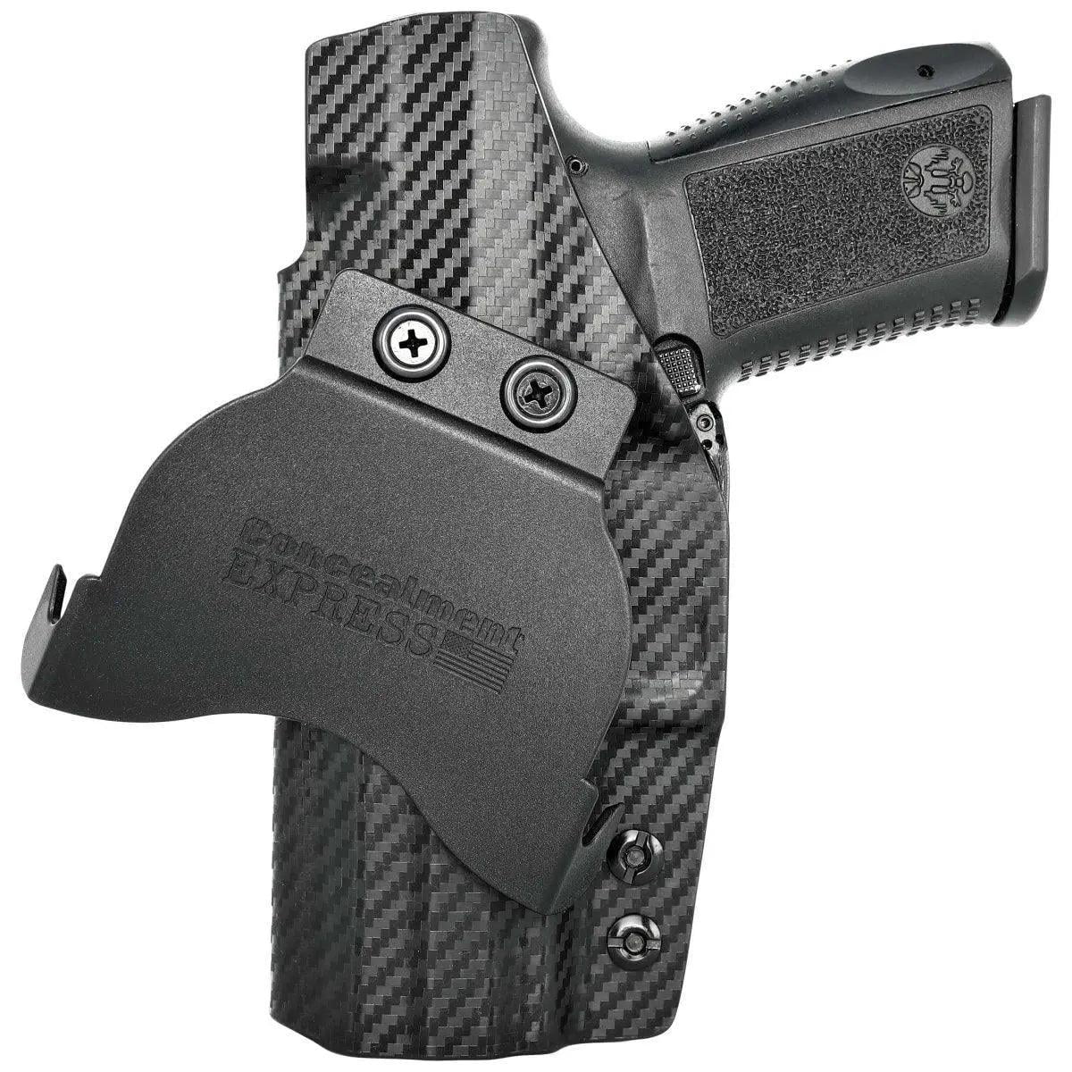 Canik TP9SF Paddle Holster Carbon Fiber Black / Right Hand by Rounded Gear