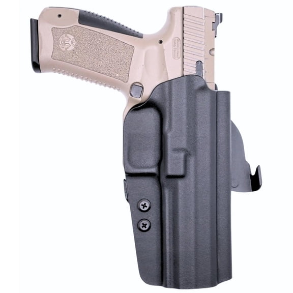Canik TP9SFX Paddle Holster Black / Left Hand by Rounded Gear
