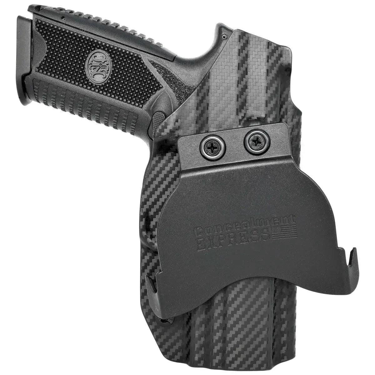 FN 509 Paddle Holster Carbon Fiber Black / Left Hand by Rounded Gear