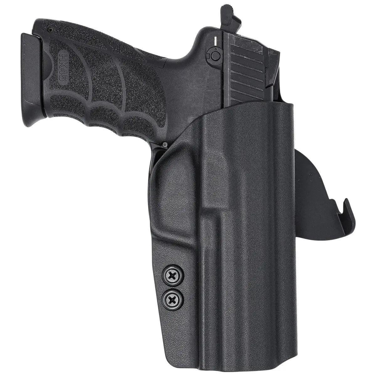 H&K 45 Full Size Paddle Holster Black / Right Hand by Rounded Gear