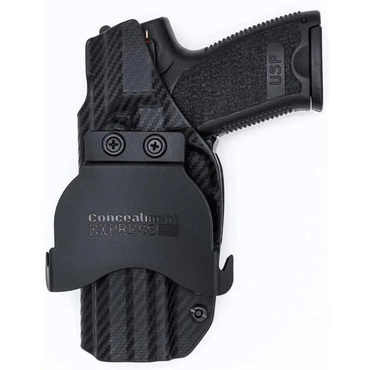 H&K USP Paddle Holster Carbon Fiber Black / Right Hand by Rounded Gear