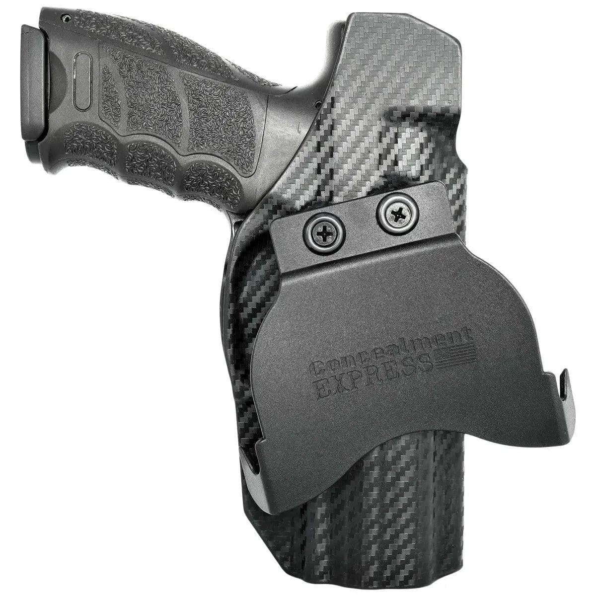 H&K VP9 Paddle Holster Carbon Fiber Black / Left Hand by Rounded Gear