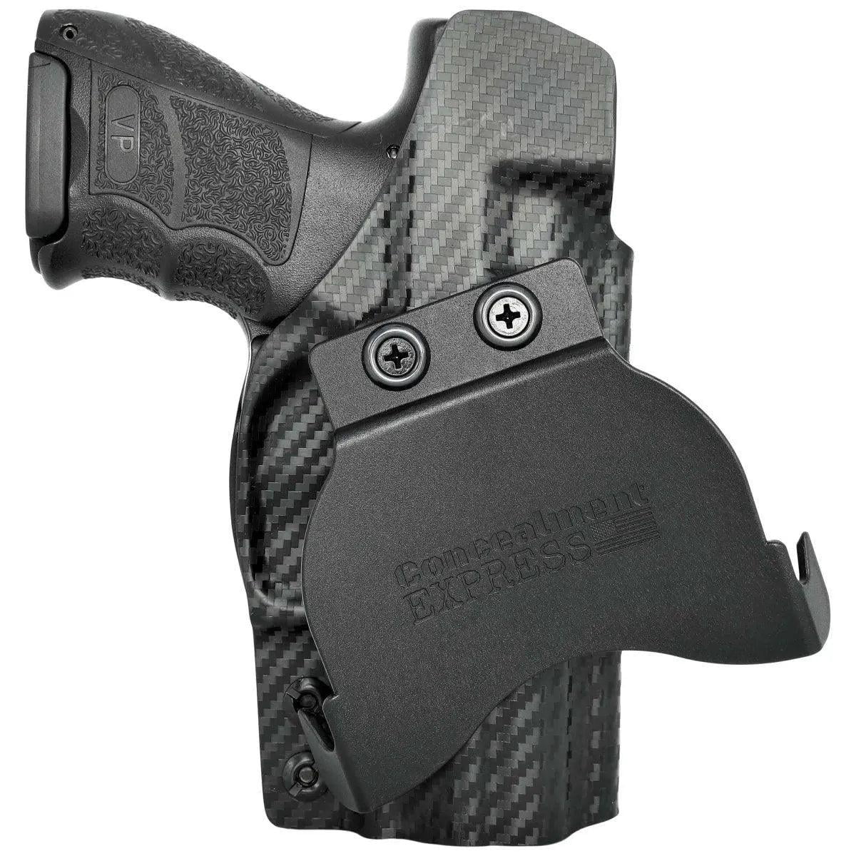 H&K VP9SK Paddle Holster Carbon Fiber Black / Left Hand by Rounded Gear