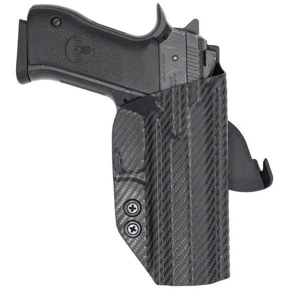 IWI Jericho 941 F9 Paddle Holster Carbon Fiber Black / Right Hand by Rounded Gear