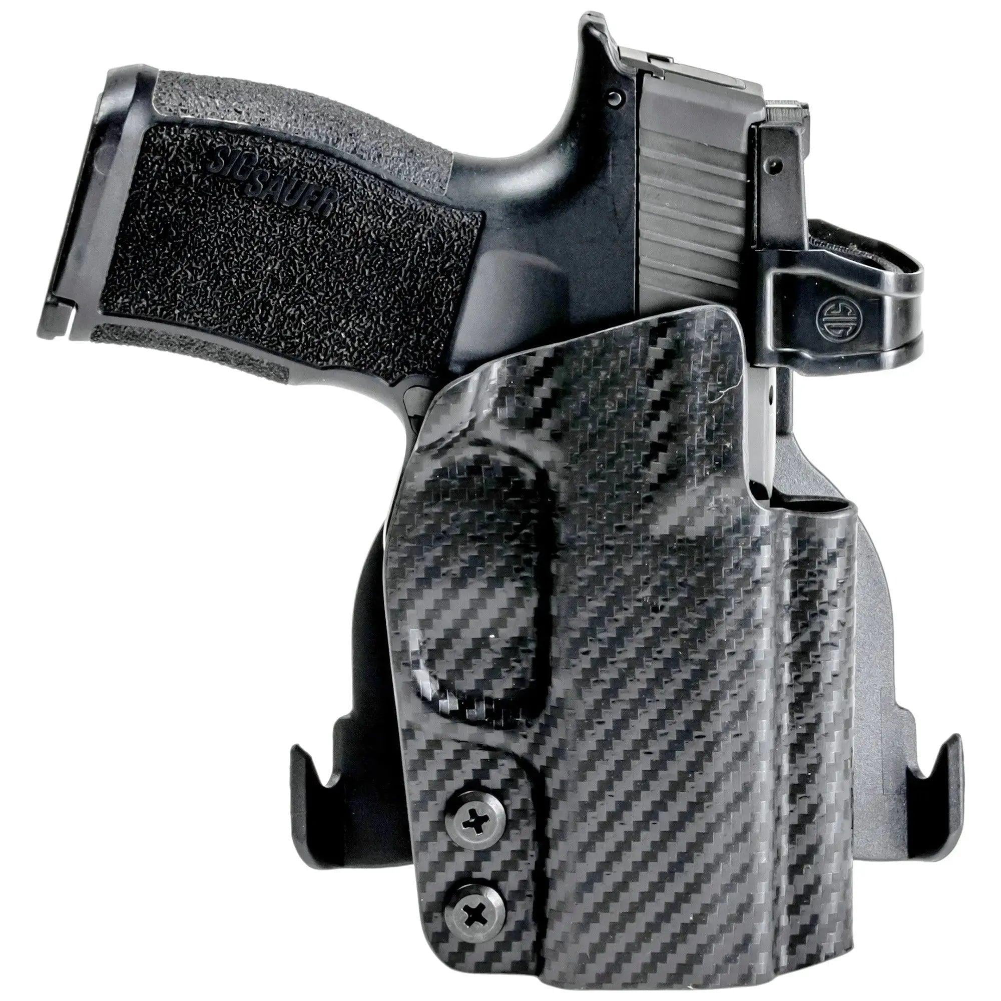 Sig Sauer P365 Paddle Holster Carbon Fiber Black / Left Hand by Rounded Gear
