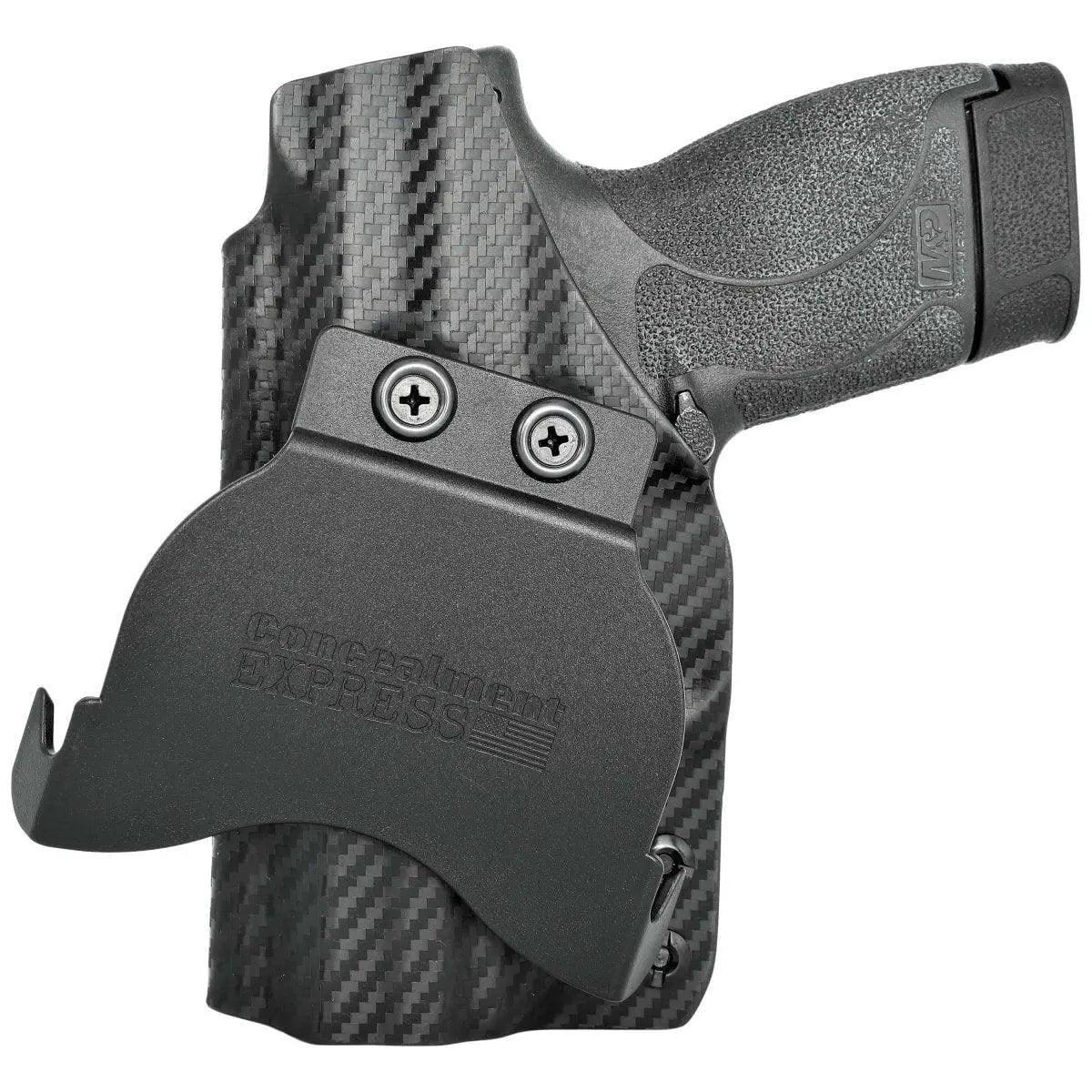 Smith & Wesson M&P SHIELD 45 Paddle Holster Carbon Fiber Black / Right Hand by Rounded Gear