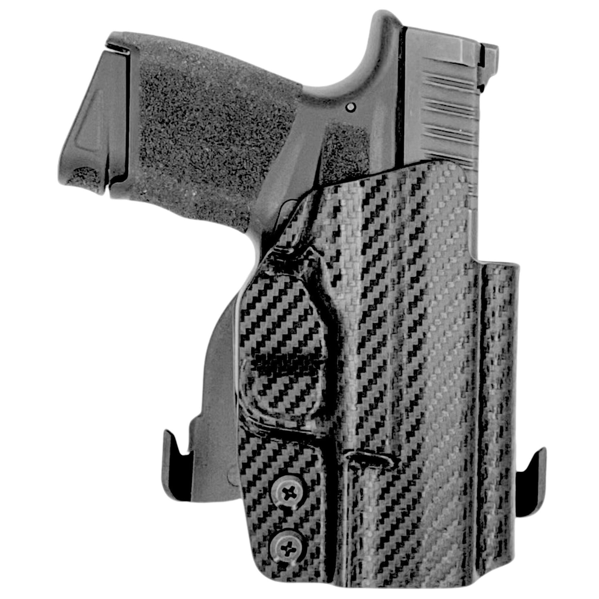Springfield Hellcat Paddle Holster Carbon Fiber Black / Right Hand by Rounded Gear