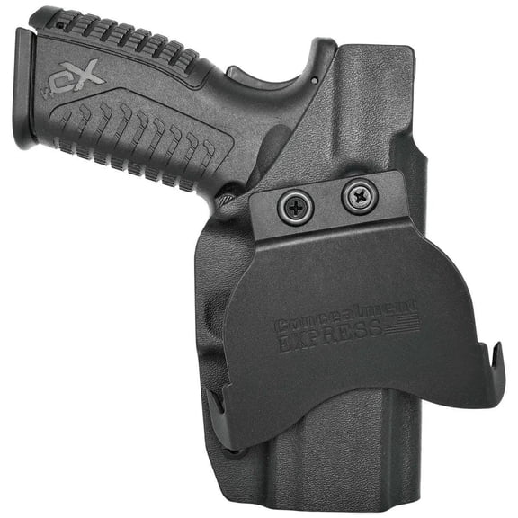 Springfield XDM Paddle Holster Black / Left Hand by Rounded Gear